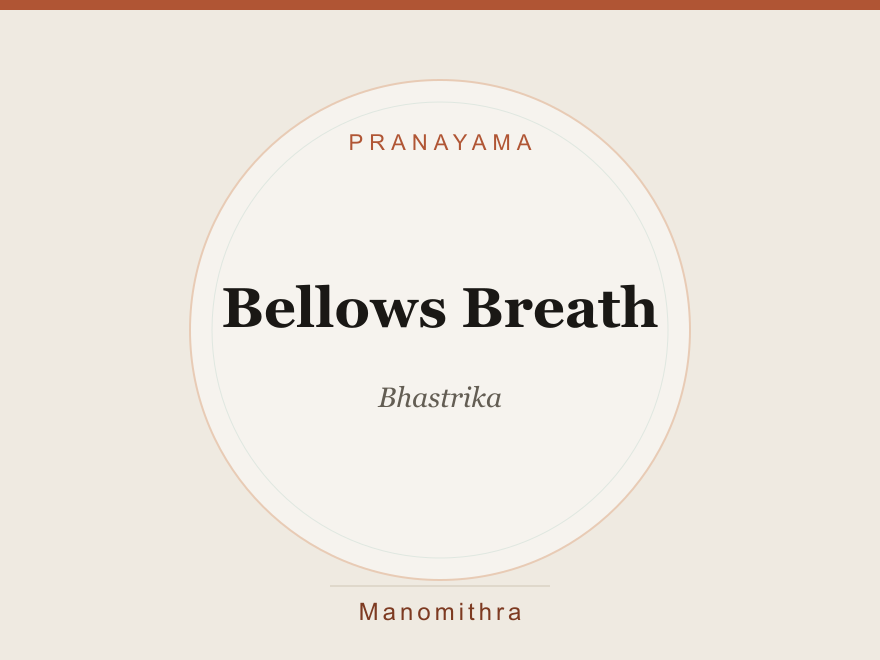 Bellows Breath (Bhastrika) — illustration