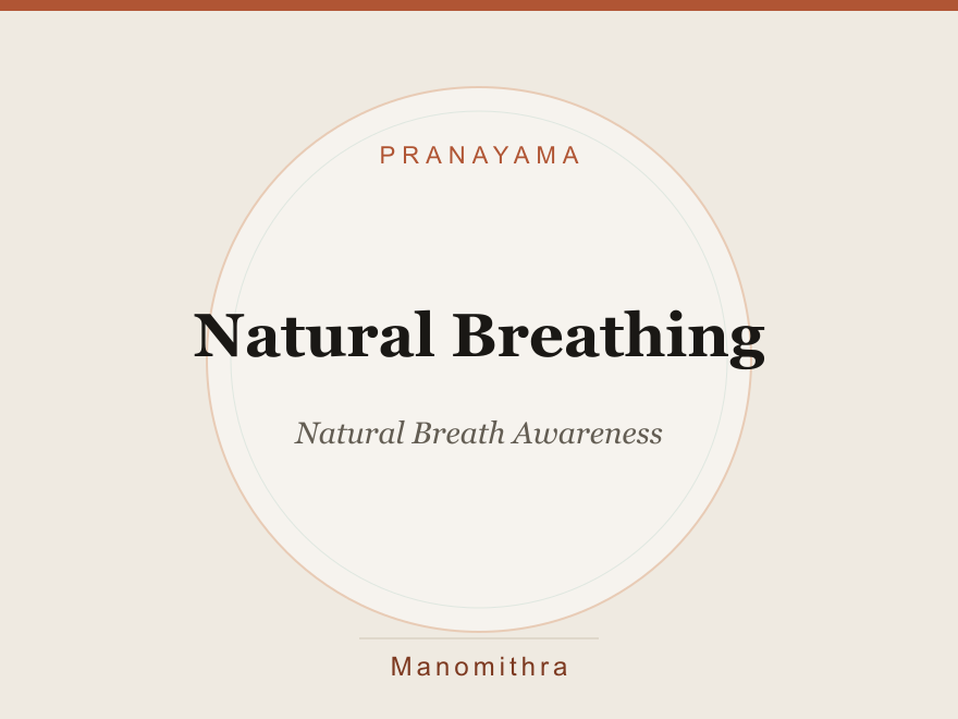 Natural Breathing (Natural Breath Awareness) — illustration